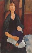Amedeo Modigliani Maternite (mk38) France oil painting artist